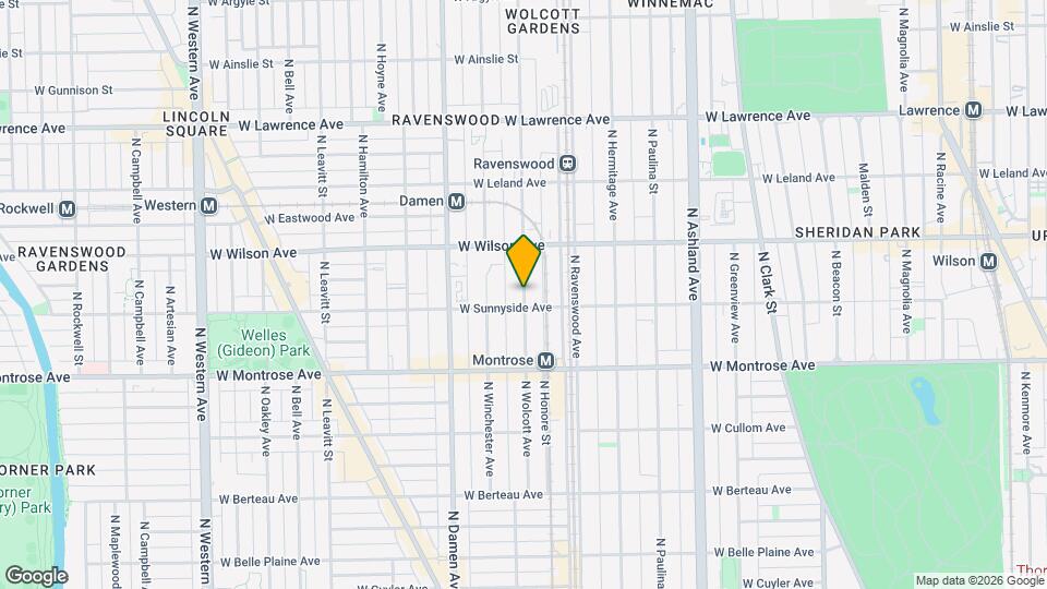 4518 N Wolcott Ave, Unit 3B Map and Location Details