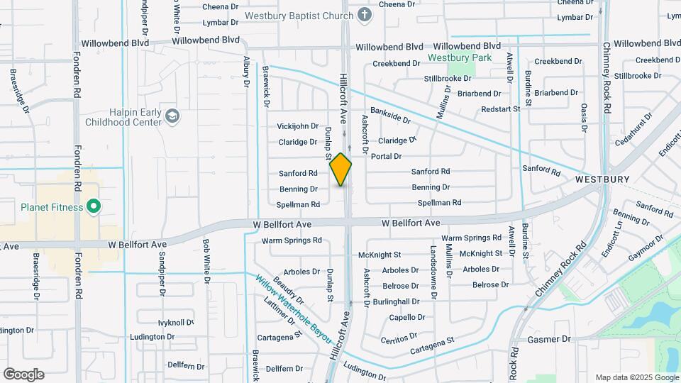 11102 Hillcroft St Map and Location Details