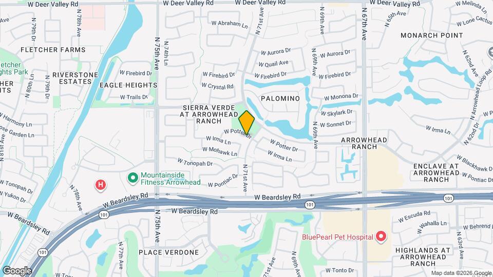 7109 W Potter Dr Map and Location Details