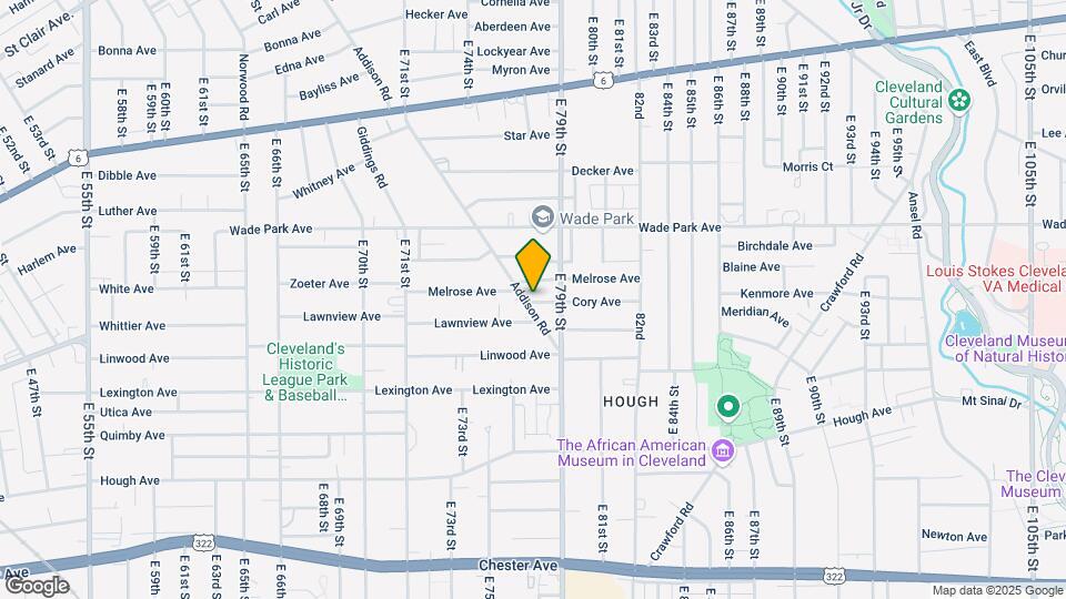 1541 Addison Rd Map and Location Details