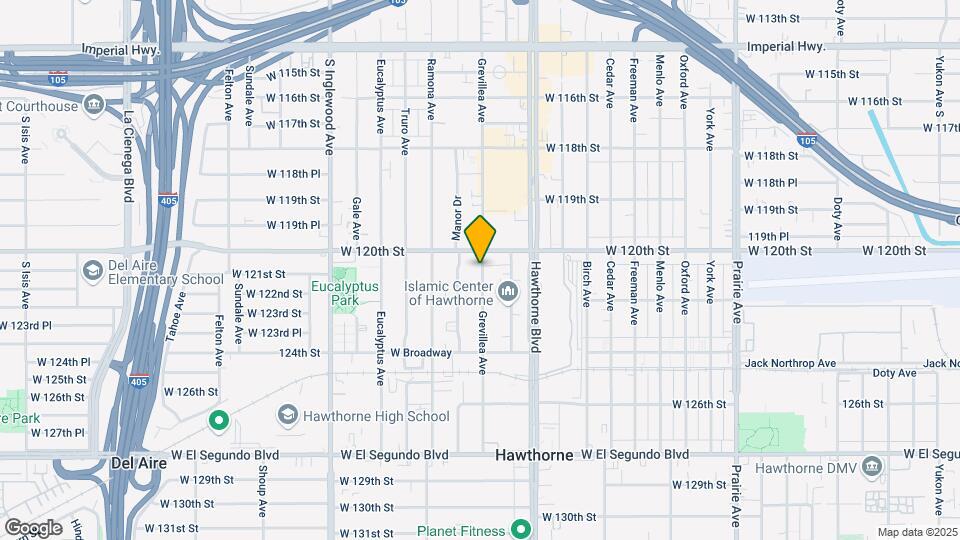 12031 Grevillea Ave Map and Location Details