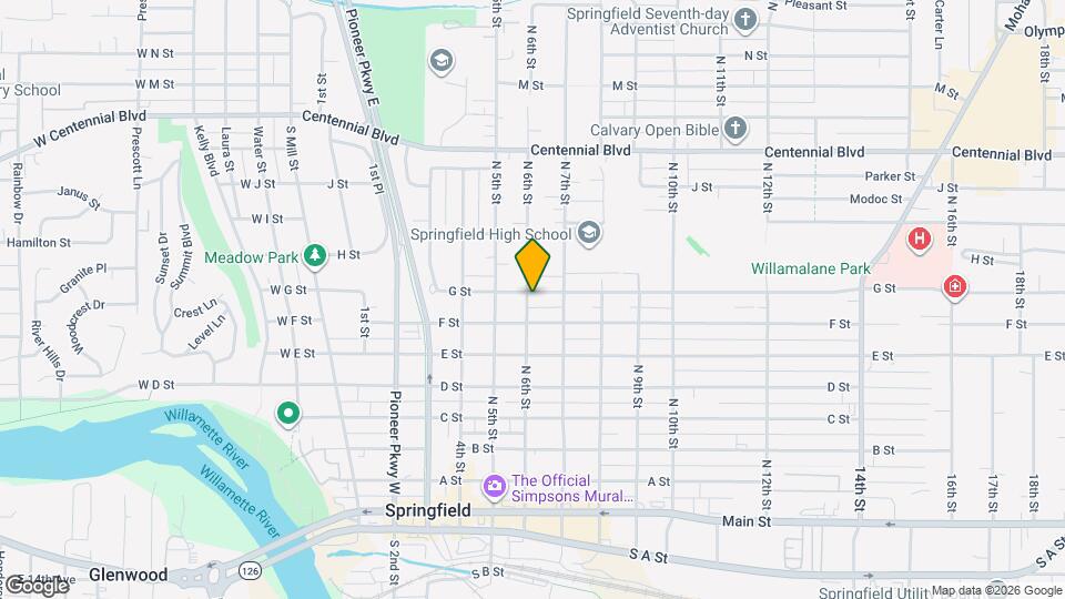 745 N 6th St Map and Location Details