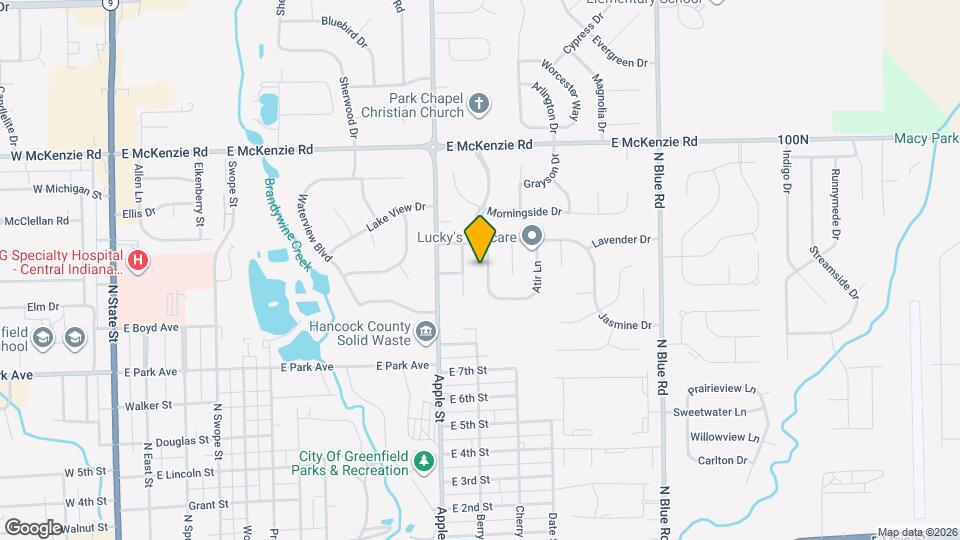 942 N Mill Run Blvd Map and Location Details