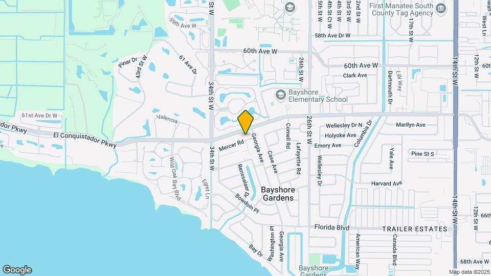 3111 Mercer Rd Map and Location Details