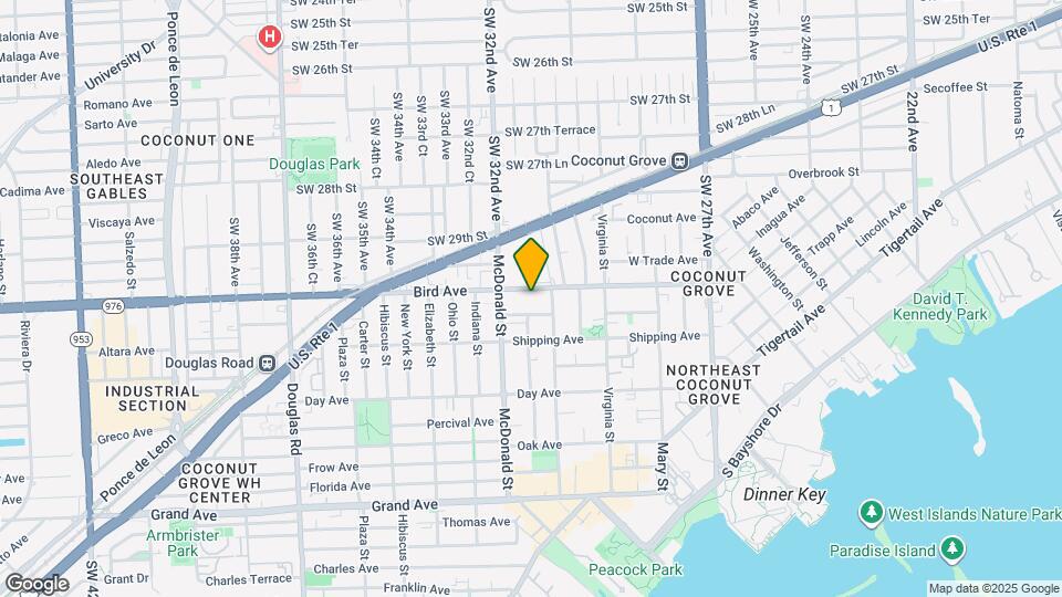 3130 Bird Ave Map and Location Details