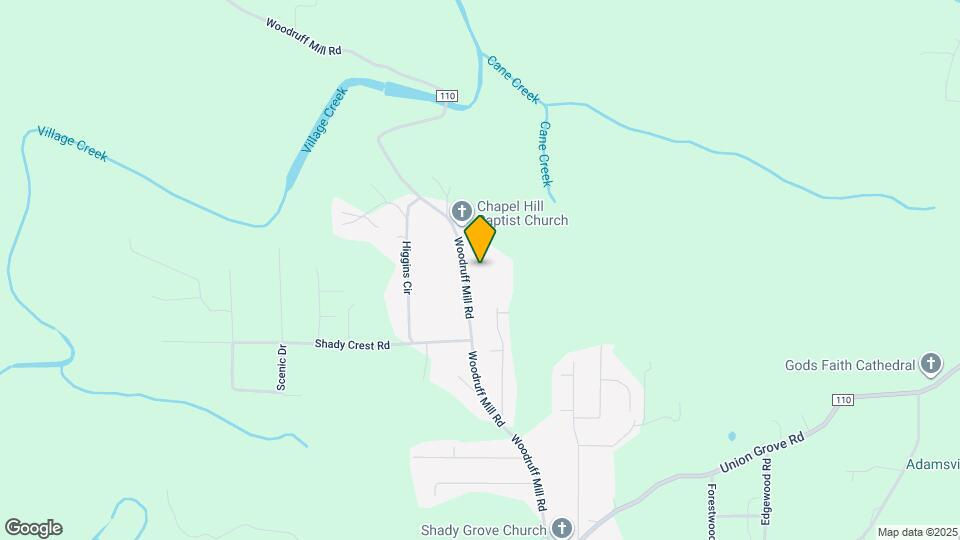 3057 Woodruff Mill Rd Map and Location Details