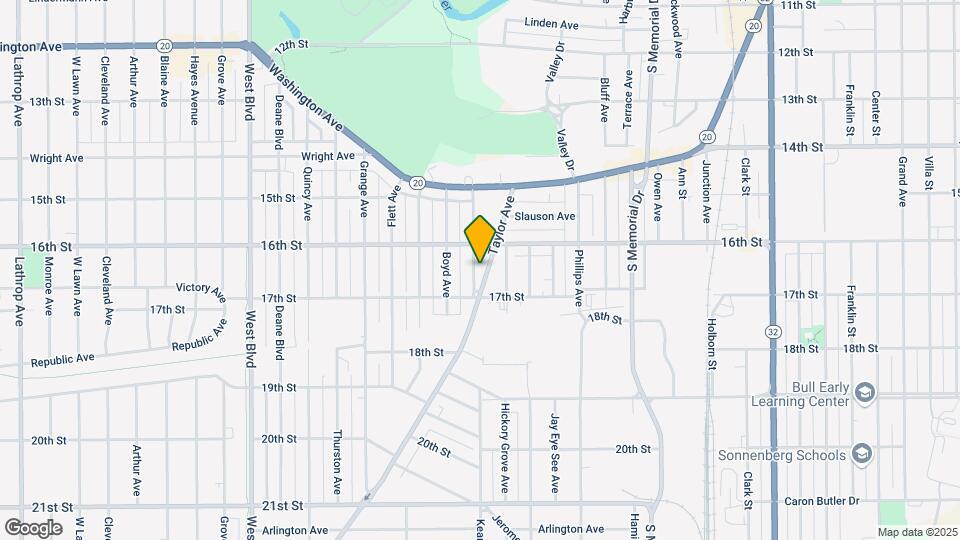1634 Taylor Ave Map and Location Details