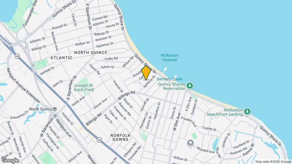 38-40 Apthorp St Map and Location Details