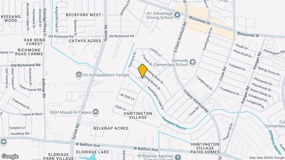 12714 Huntington Field Dr Map and Location Details