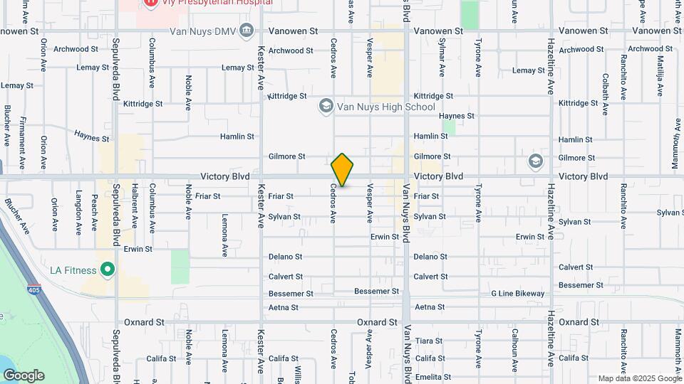 14649 Friar St Map and Location Details