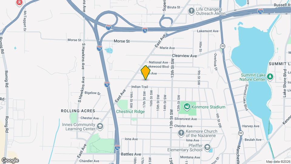 960 Jason Ave Mapa y Detalles de la Ubicación