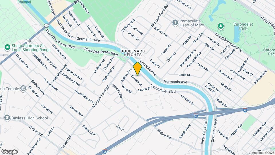 4123 Tesson St Map and Location Details