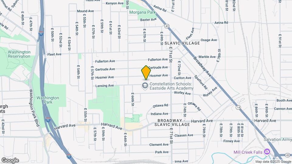 6723 Lansing Ave Mapa y Detalles de la Ubicación