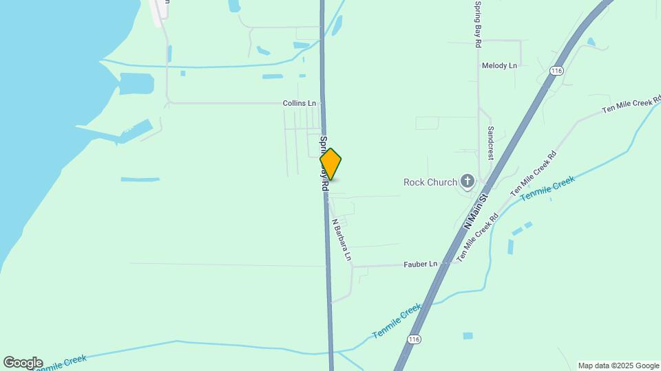 1074 Spring Bay Rd Map and Location Details