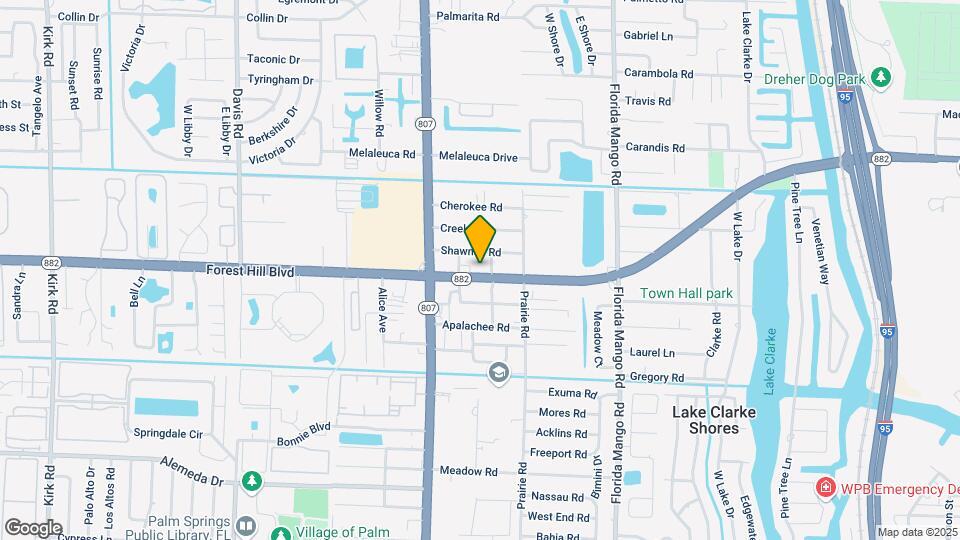 2843 Forest Hill Blvd Map and Location Details