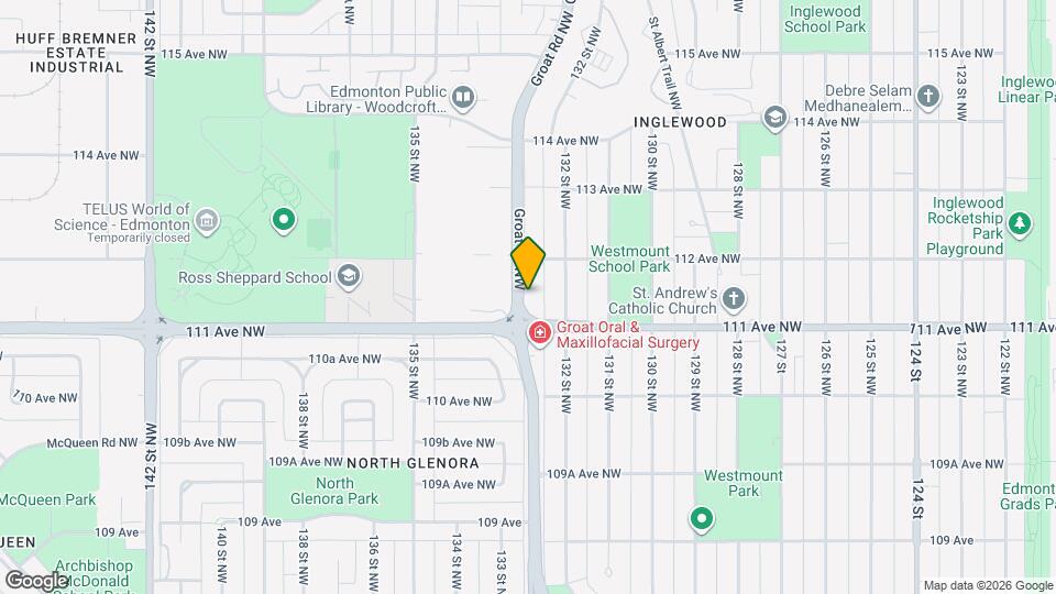 11123 Groat Rd NW Map and Location Details