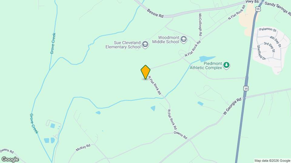 457 N Flat Rock Rd Mapa y Detalles de la Ubicación