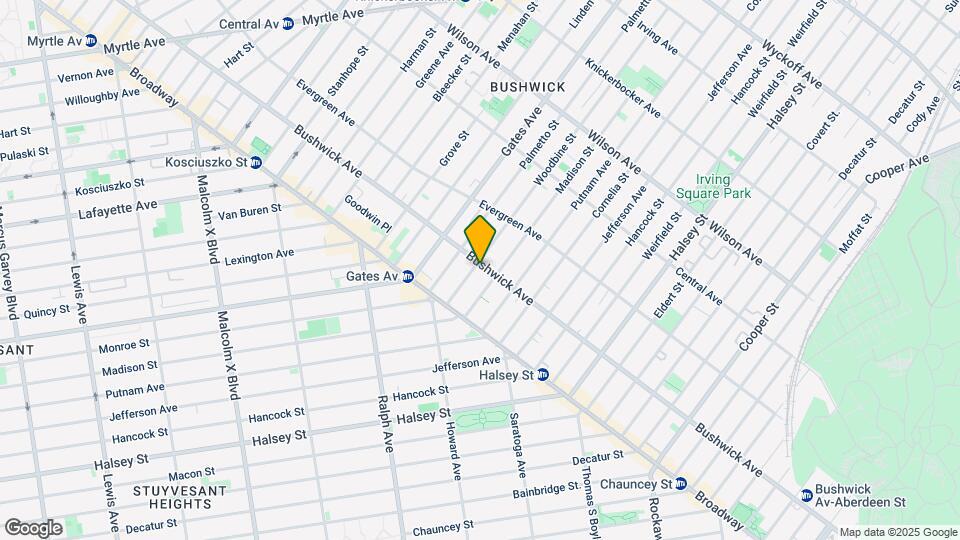 1106 Bushwick Ave-Unit -4R Mapa y Detalles de la Ubicación