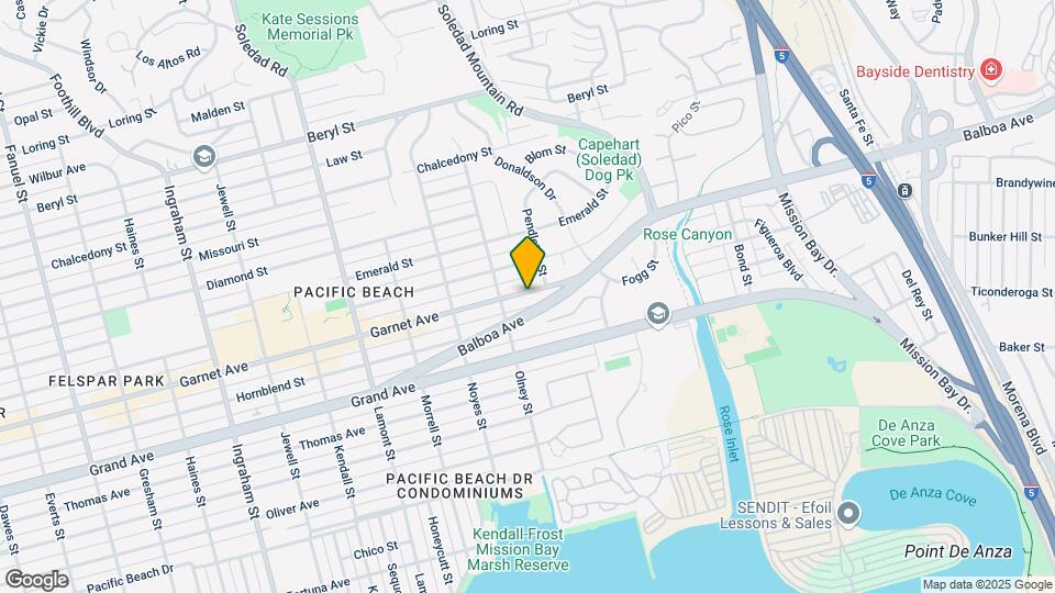 2243 Garnet Ave Map and Location Details