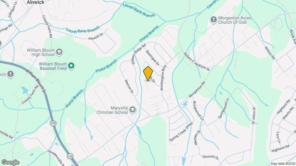 916 Thunder Creek Dr Map and Location Details