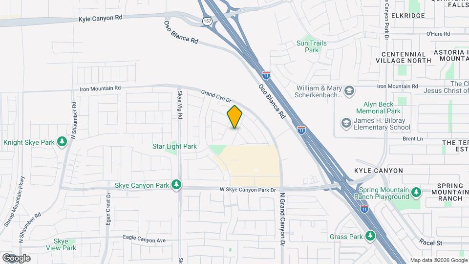 8855 Roadrunner Ravine St Map and Location Details