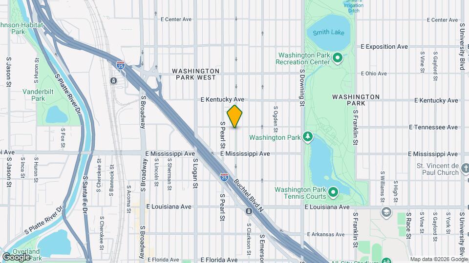 1013 S Washington St Map and Location Details