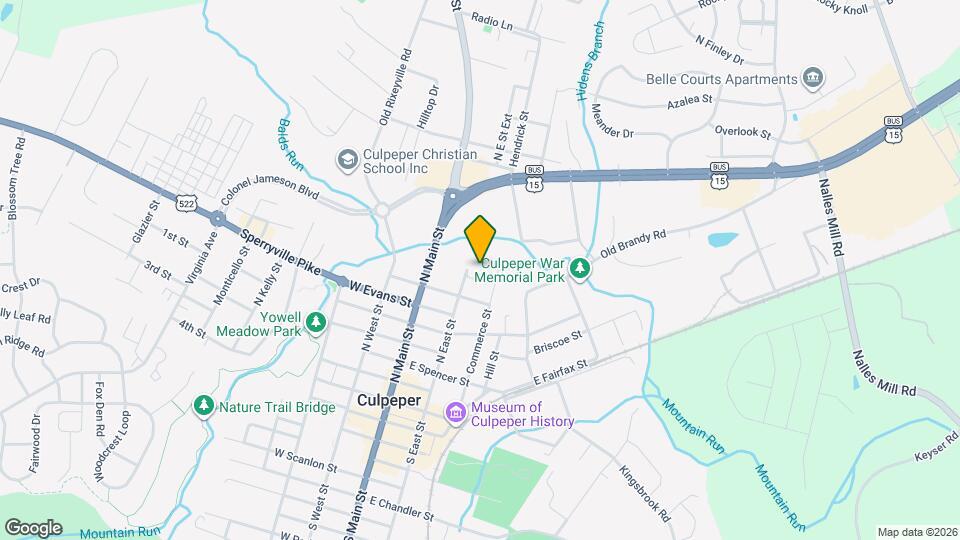 Culpeper Crossing Map and Location Details