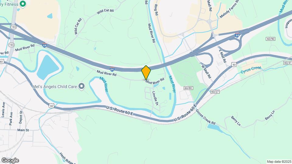 6785 Mud River Rd Map and Location Details