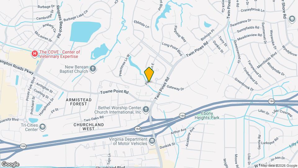 1 Peachtree Ct Map and Location Details