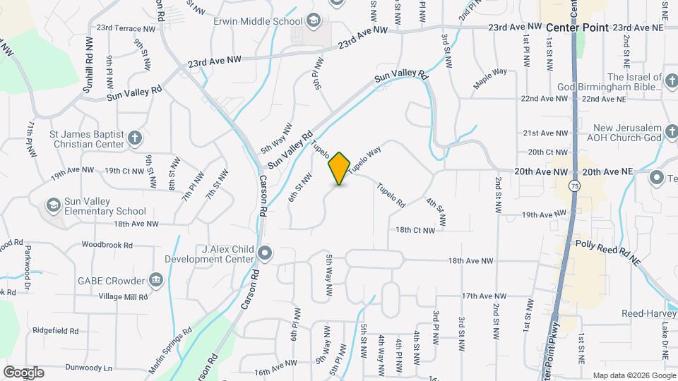 511 Tupelo Way Map and Location Details