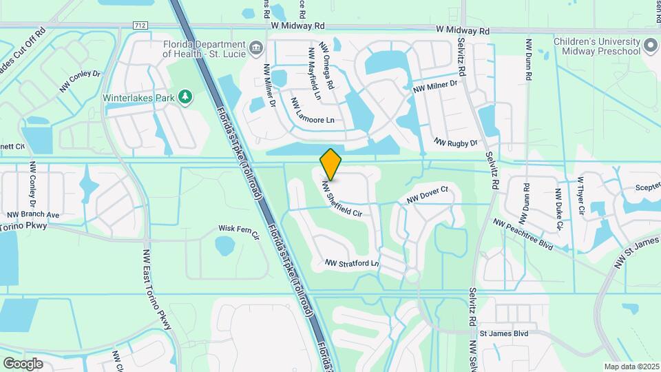 411 NW Sheffield Cir Map and Location Details