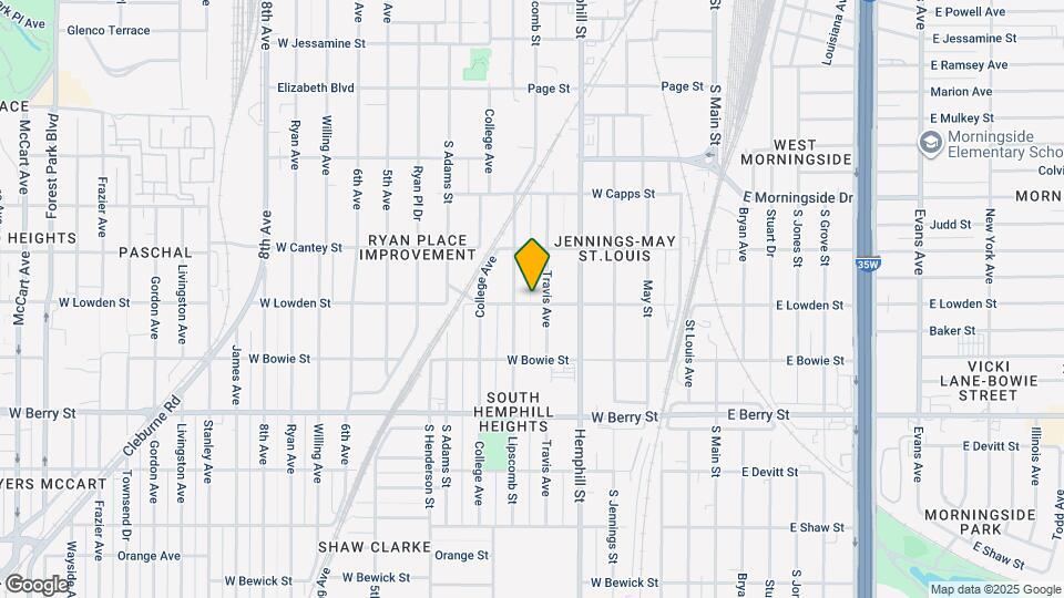 800 W Lowden St Map and Location Details
