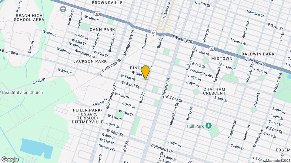 3411 Bull St Mapa y Detalles de la Ubicación
