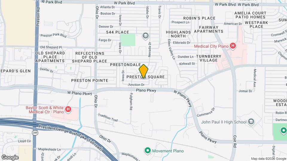 4416 Odessa Dr Map and Location Details