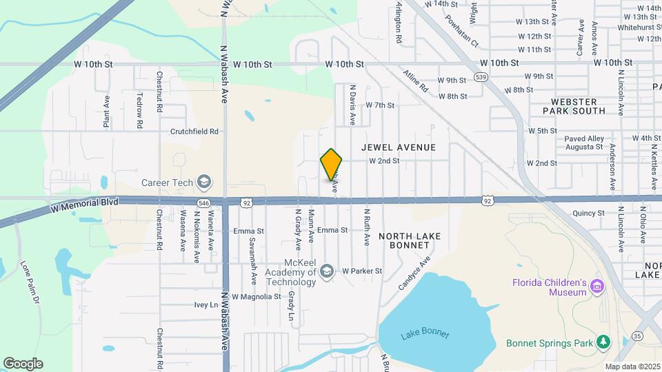 1016 Edith Ave Map and Location Details