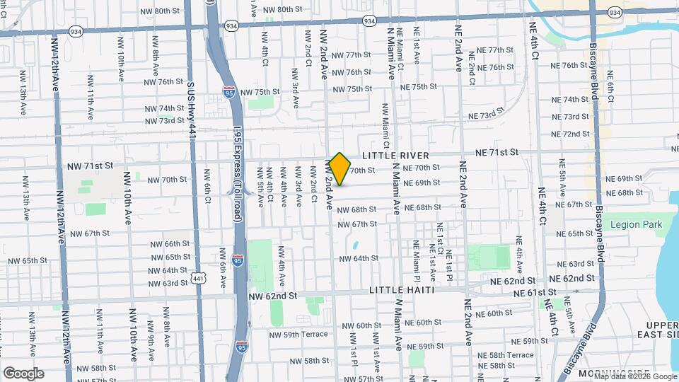 180 NW 69th St Map and Location Details