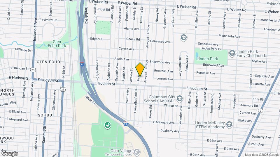 2460 Hiawatha St Map and Location Details