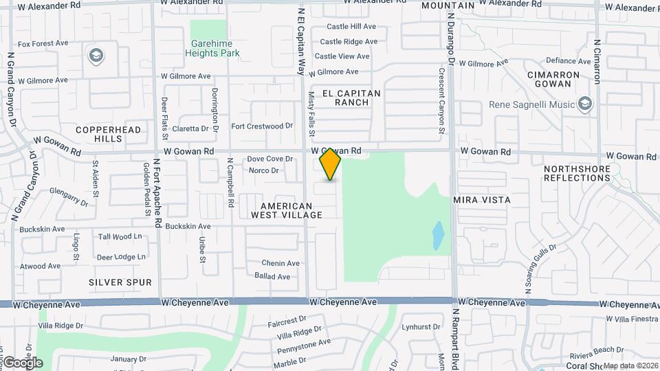 8705 Texas Ranger Ave Map and Location Details