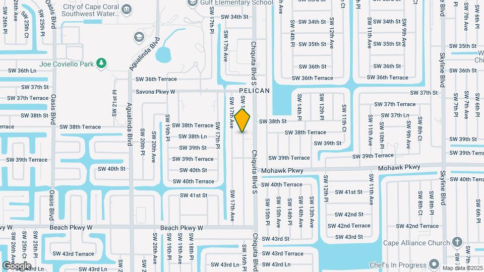 3818 SW 16th Pl Map and Location Details