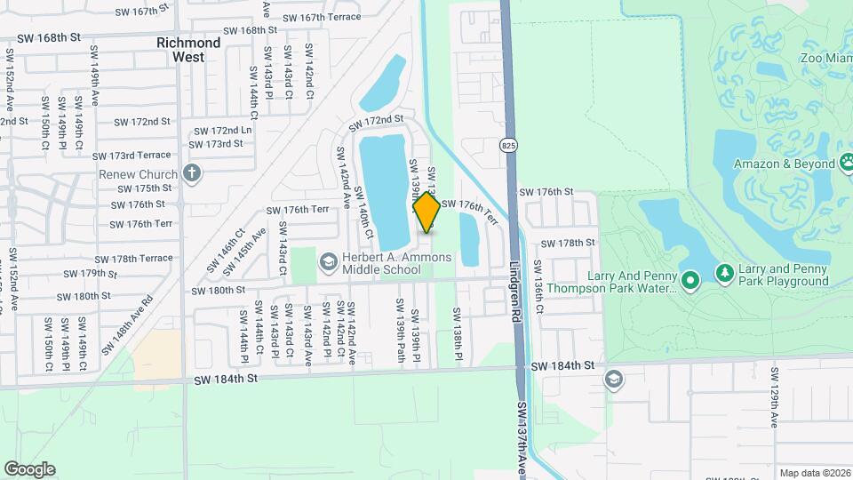 13909 SW 178th St Map and Location Details