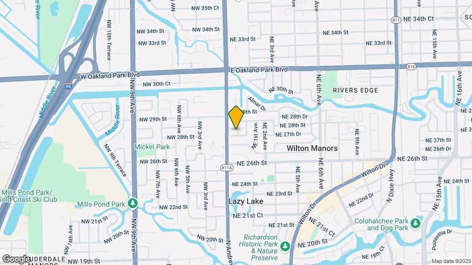 2723 NE 1st Ter Map and Location Details