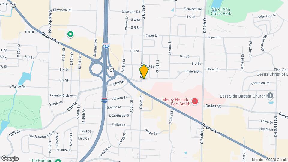 2605 S 66th St Map and Location Details