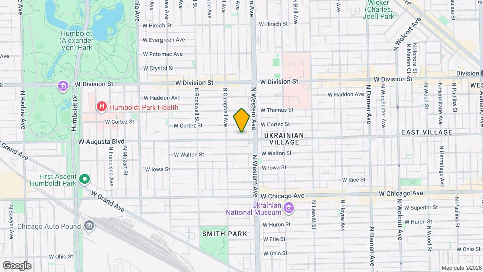 2426 W Augusta Blvd Map and Location Details