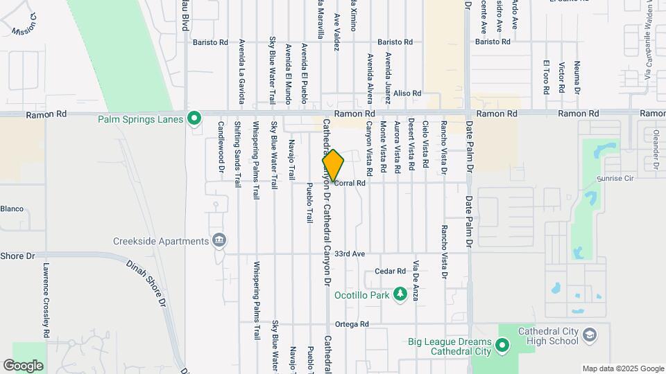 32502 Cathedral Canyon Dr, Unit 75 Map and Location Details