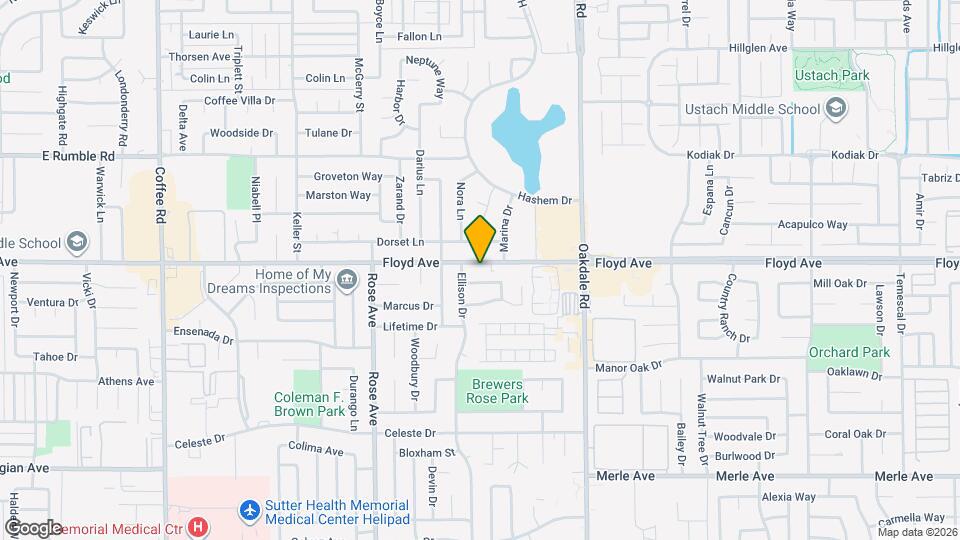 2020 Floyd Ave, Unit A Map and Location Details