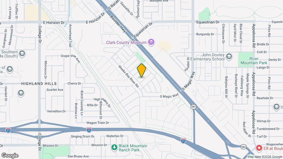 998 Lone Pine River Ave Map and Location Details