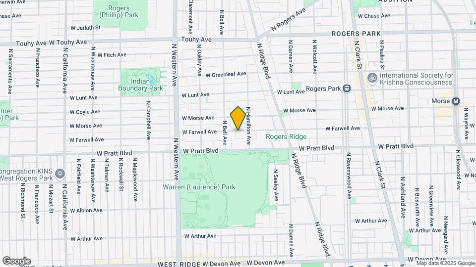 2115 W Farwell Ave Map and Location Details