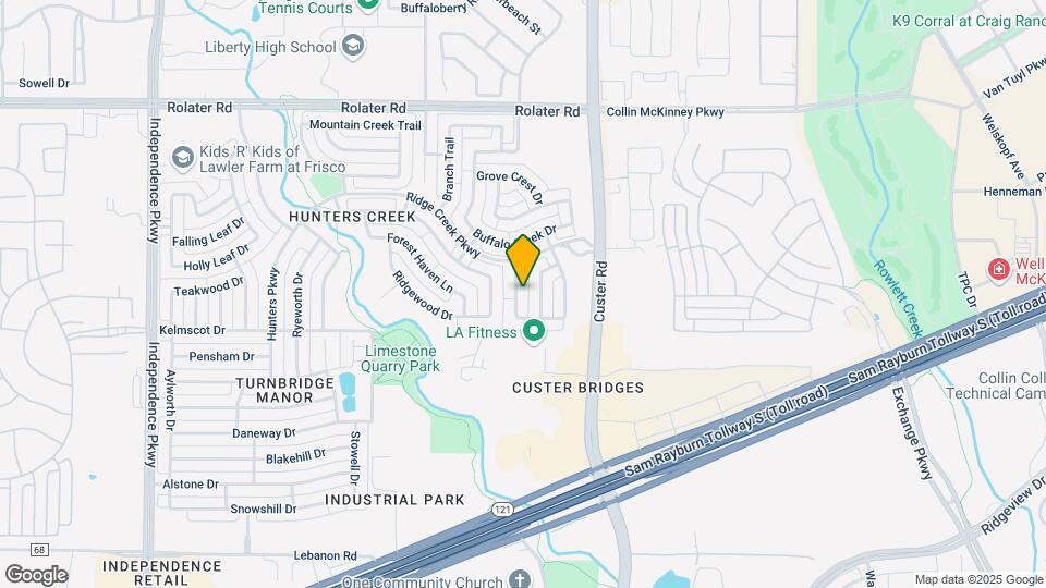 6400 Aldridge Dr Mapa y Detalles de la Ubicación