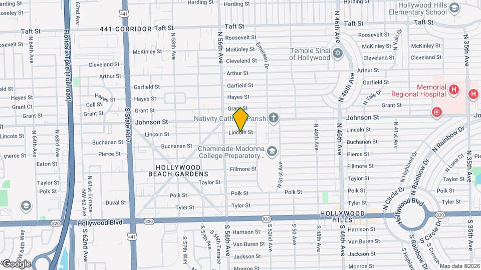 5420 Lincoln St Map and Location Details