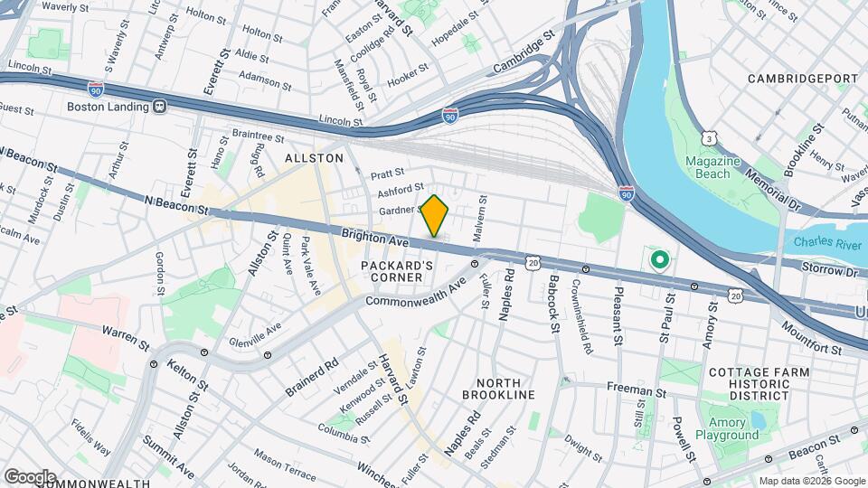 43 Brighton Ave Map and Location Details